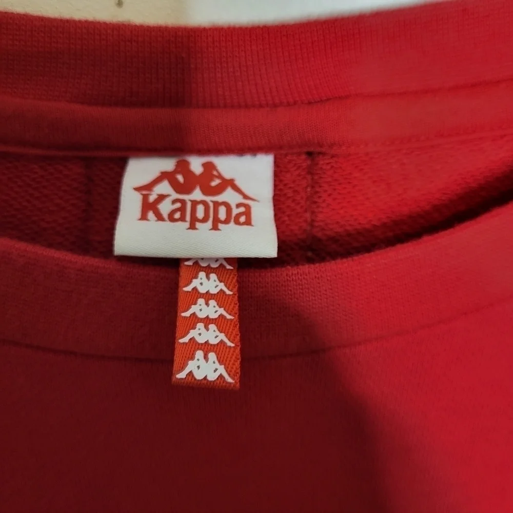 Kappa Sweatshirt Bernel Red Man Size Large - Picture 4 of 11